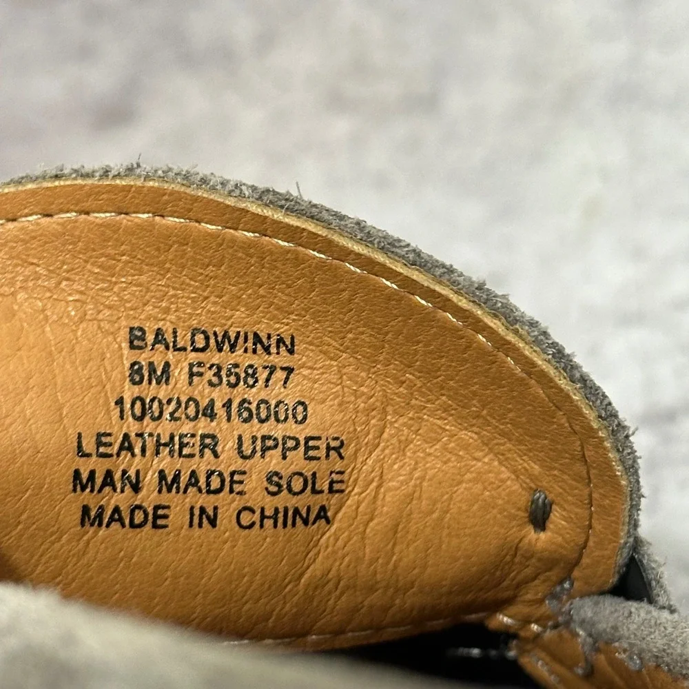 Bar III Baldwinn Penny Loafer Mens 8 Gray Suede Dress Shoes F35877 Slip On